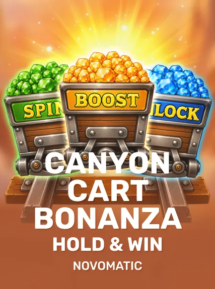 Canyon Cart Bonanza: Hold & Win game tile